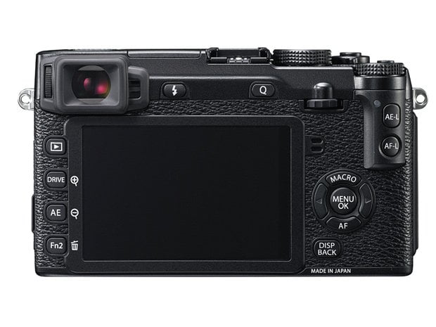 Kamera Fujifilm X-E2 (Belakang), Image Credit Fujifilm