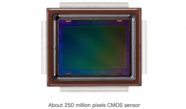 Sensor 250 Megapixel