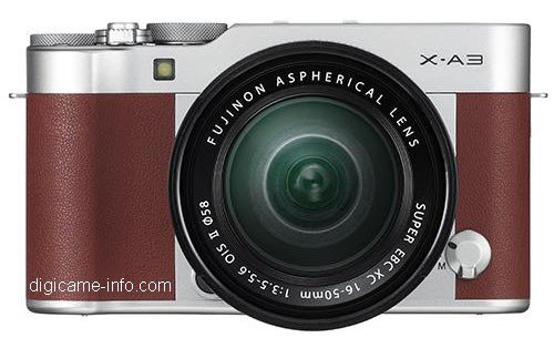 Kamera Terbaru Fujifilm X-A3 (Coklat)