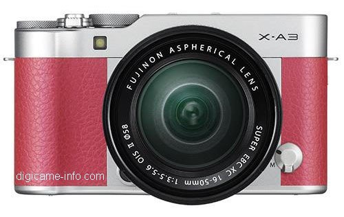 Kamera Terbaru Fujifilm X-A3 (Pink)